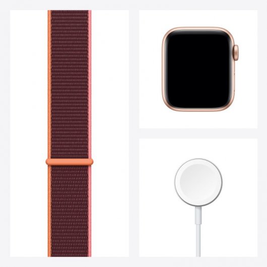 Apple Watch SE GPS + Cellular 40mm Aluminio en Oro con Correa Loop Deportiva Ciruela