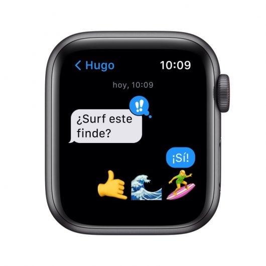 Apple Watch SE GPS + Cellular 40mm Alumínio em Cinzento Sideral com Bracelete Desportiva Preta