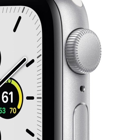 Apple Watch SE GPS 40mm Aluminio en Plata con Correa Deportiva Blanca