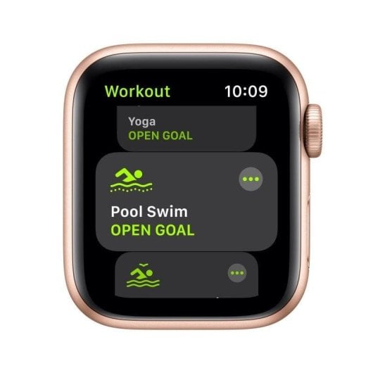 Apple Watch SE GPS 40mm Aluminio en Oro con Correa Deportiva Rosa Arena