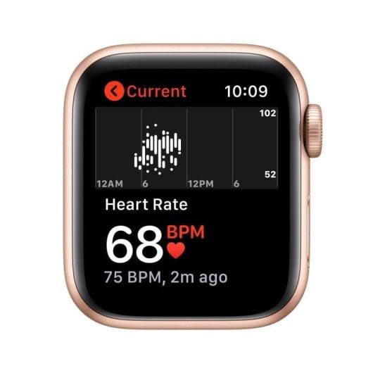 Apple Watch SE GPS 40mm Aluminio en Oro con Correa Deportiva Rosa Arena