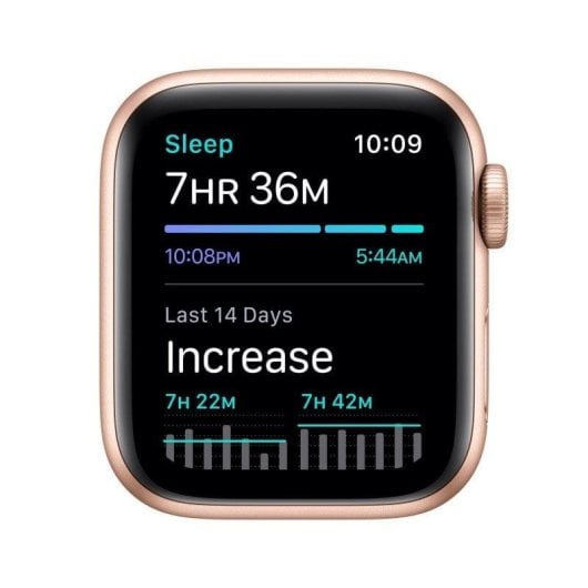Apple Watch SE GPS 40mm Aluminio en Oro con Correa Deportiva Rosa Arena