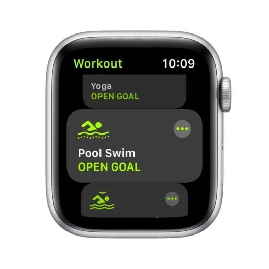 Apple Watch SE GPS 44mm Aluminio en Plata con Correa Deportiva Blanca