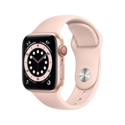 Apple Watch Series 6 GPS + Cellular 40mm Retina OLED Oro Correa Rosa S/M Resistente all’acqua 50m SpO2 ECG