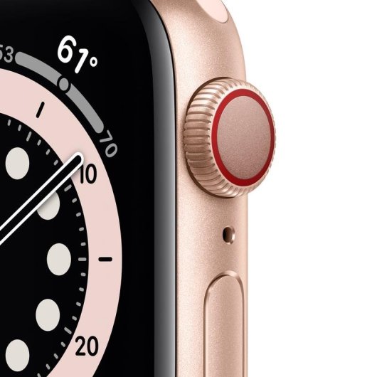 Apple Watch Series 6 GPS + Cellular 40mm Retina OLED Oro Correa Rosa S/M Resistente all’acqua 50m SpO2 ECG