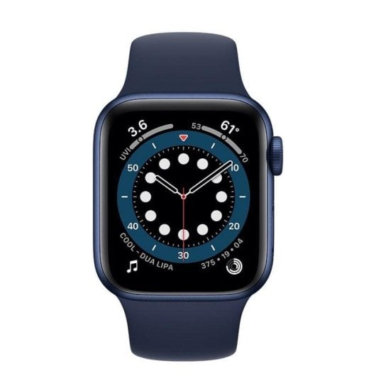 Apple Watch Series 6 GPS + Cellular 40mm Aluminio en Azul con Correa Deportiva Azul Marino Intenso