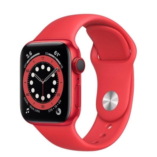 Apple Watch Series 6 GPS + Cellular 40mm Aluminio (PRODUCT) RED con Correa Deportiva Roja