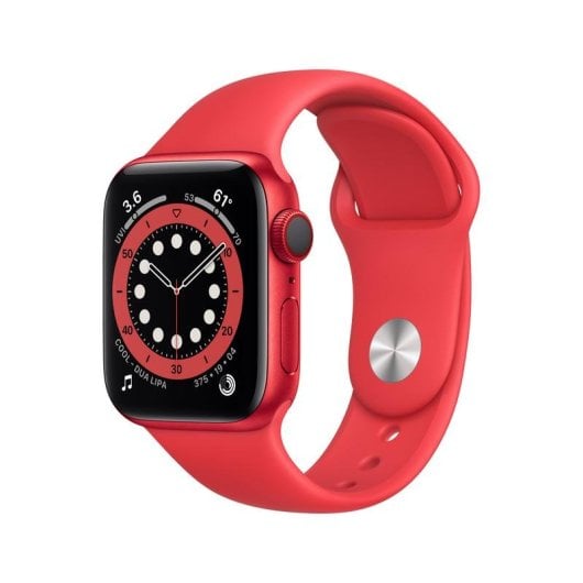 Apple Watch Series 6 GPS + Cellular 40mm Aluminio (PRODUCT) RED con Correa Deportiva Roja