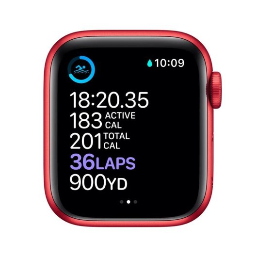 Apple Watch Series 6 GPS + Cellular 40mm Aluminio (PRODUCT) RED con Correa Deportiva Roja