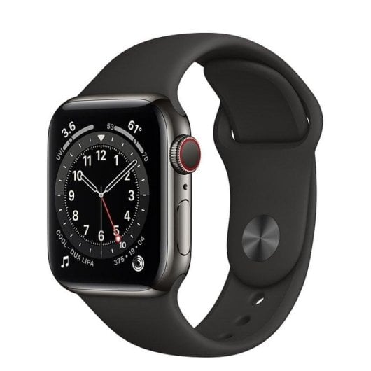 Apple Watch Series 6 GPS + Cellular 40mm Retina OLED Acciaio Inossidabile Grafite Nero S/M SpO2 ECG Resistente all'Acqua 50m