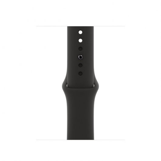 Apple Watch Series 6 GPS + Cellular, 40mm in acciaio inossidabile color grafite con cinturino Sport Nero