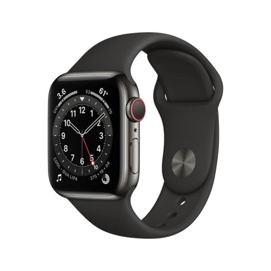 Apple Watch Series 6 GPS + Cellular 40mm Retina OLED Acciaio Inossidabile Grafite Nero S/M SpO2 ECG Resistente all'Acqua 50m