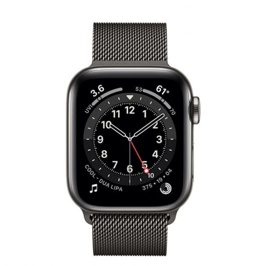 Apple Watch Series 6 GPS + Cellular 40mm Acero Inoxidable Grafito con Pulsera Milanese Loop Grafito