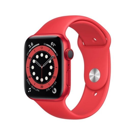 Apple Watch Series 6 GPS + Cellular 44mm Aluminio (PRODUCT) RED con Correa Deportiva Roja