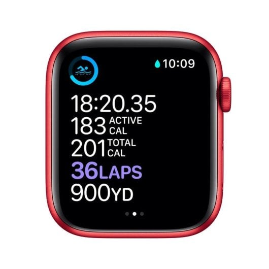 Apple Watch Series 6 GPS + Cellular 44mm Aluminio (PRODUCT) RED con Correa Deportiva Roja