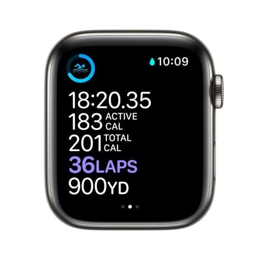 Apple Watch Series 6 GPS + Cellular 44mm Retina OLED Acciaio Grafite Nero M Resistenza 50 m SpO2 ECG