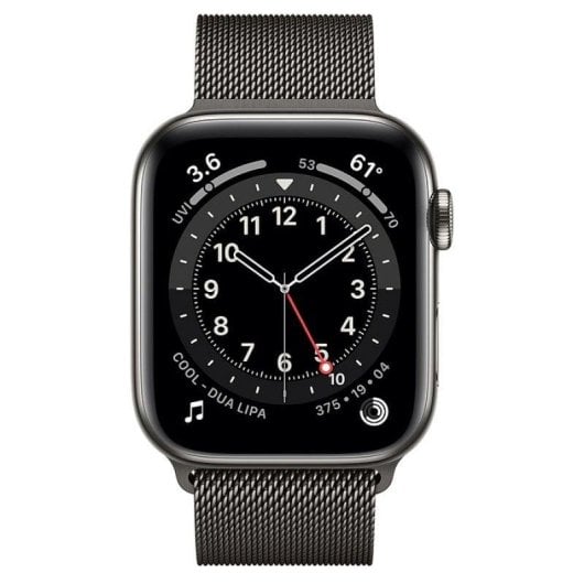 Apple Watch Series 6 GPS + Cellular 44mm Acero Inoxidable Grafito con Pulsera Milanese Loop Grafito