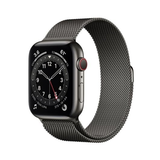 Apple Watch Series 6 GPS + Cellular 44mm Acero Inoxidable Grafito con Pulsera Milanese Loop Grafito