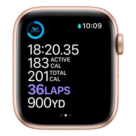 Apple Watch Series 6 GPS 40mm Aluminio en Oro con Correa Deportiva Rosa Arena