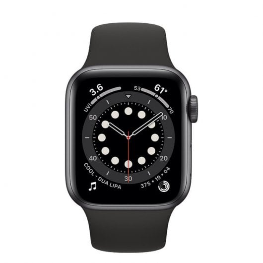 Apple Watch Series 6 OLED 40 mm Digital 324 x 394 Pixel Touchscreen 4G Grau WLAN GPS (MG133TY/A)