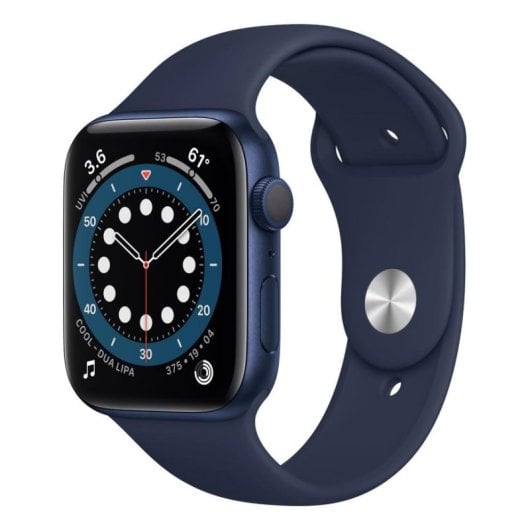 Apple Watch Series 6 GPS 40mm Aluminio en Azul con Correa Deportiva Azul Marino Intenso