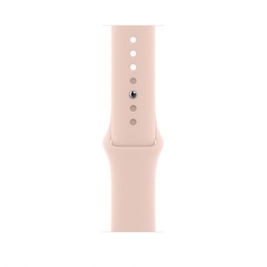 Apple Watch Series 6 GPS 44mm Aluminio en Oro con Correa Deportiva Rosa Arena