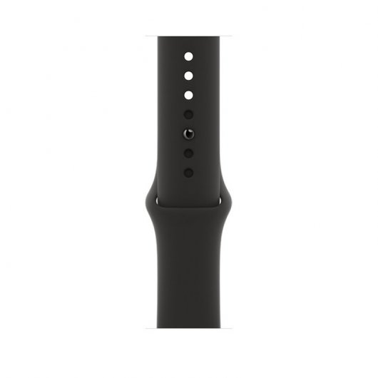Apple Watch Series 6 GPS 44mm Aluminio en Gris Espacial con Correa Deportiva Negra