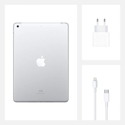 Apple iPad 2020 10.2" 128GB Wifi + Cellular Plata