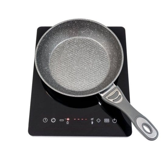 Ollas GM Full Crystal Placa Inducción Portátil 1 Zona Negra