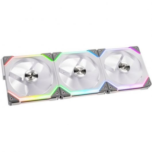 Kit Lian-Li Uni Fan SL120 RGB x3 120 mm bianco