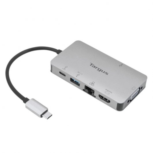 Targus DOCK419EUZ Docking Station USB-C DP 4K HDMI/VGA con Fuente de Alimentación 100W