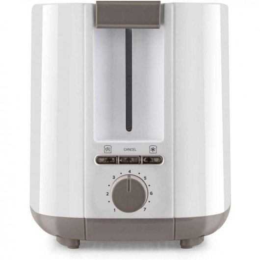 Tostapane Taurus Mytoast II 2 fessure 750 W 7 livelli di doratura Scongelamento Bianco