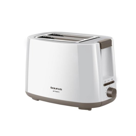 Tostapane Taurus Mytoast II 2 fessure 750 W 7 livelli di doratura Scongelamento Bianco
