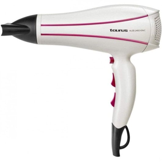 Secador de Cabelo Iónico Taurus Alize 2400W 3 Temperaturas 2 Velocidades com Difusor Branco