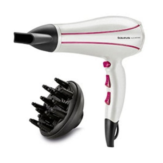 Secador de Cabelo Iónico Taurus Alize 2400W 3 Temperaturas 2 Velocidades com Difusor Branco