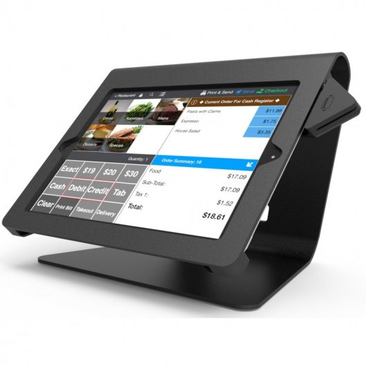 Maclocks Nollie Kiosk Soporte POS para iPad Pro 12.9" Negro