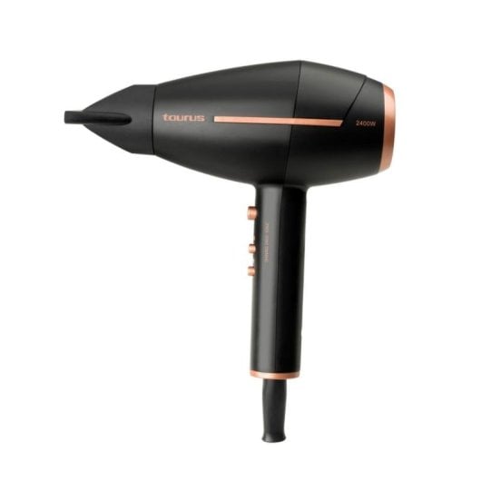 Secador de Cabelo Iónico Profissional Taurus Shining 2400W 3 Temperaturas 2 Velocidades com Difusor Preto