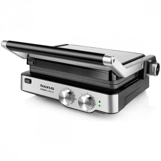 Taurus Asteria Complet Grill y Plancha de Asar 2000W Acero Inoxidable