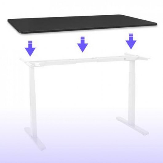 Duronic TT187BK Tablero de Madera 180x70cm Negro