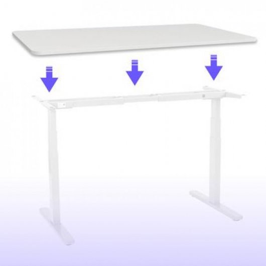 Duronic TT187WE Tablero de Madera 180x70cm Blanco