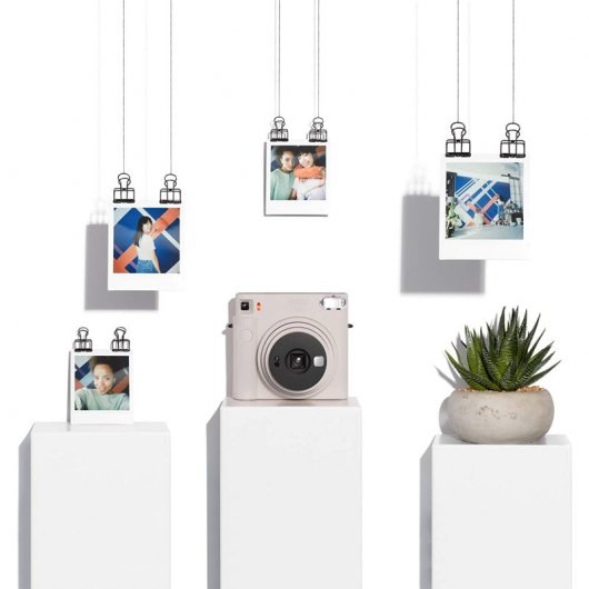 Fotocamera istantanea Fujifilm Instax Square SQ1 bianco gesso