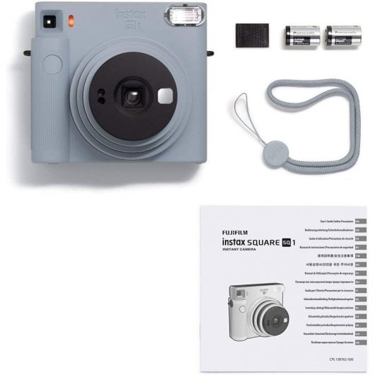Fujifilm Instax Square SQ1 Cámara Instantánea Azul Glaciar + Pack 10 Fotografías