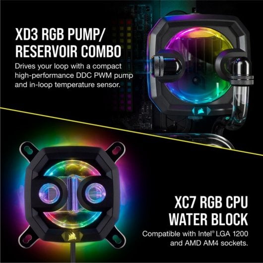 Corsair Hydro X Series iCUE XH303i RGB  Kit de Refrigeración Personalizada