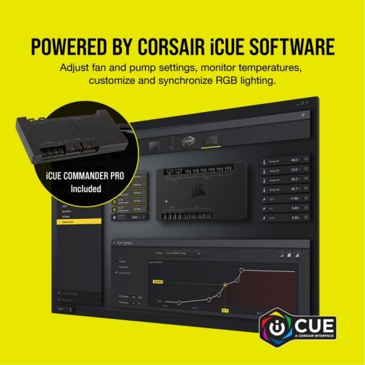 Corsair Hydro X Series iCUE XH305i RGB Kit de Refrigeración Personalizada