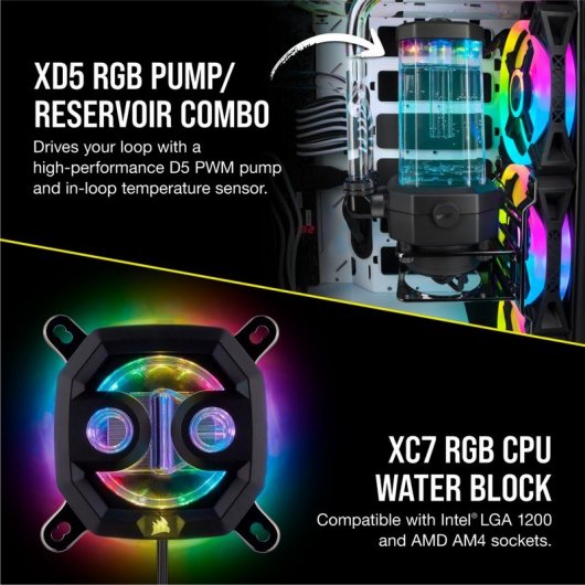 Corsair Hydro X Series iCUE XH305i RGB Kit de Refrigeración Personalizada