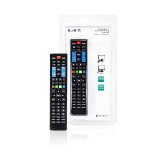 Ewent Mando a Distancia para Televisores Inteligentes LG y Samsung