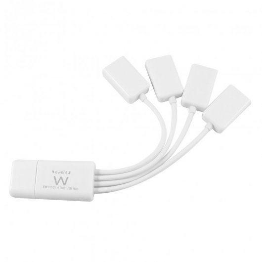 Ewent Hub USB Flexible de 4 Puertos