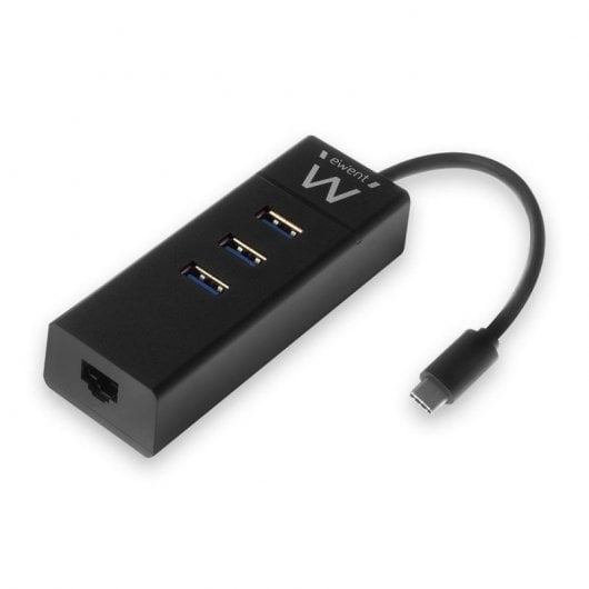 Ewent EW1141 replicatore di porte e docking station per laptop USB 3.2 Gen 1 (3.1 Gen 1) Type-C Nero