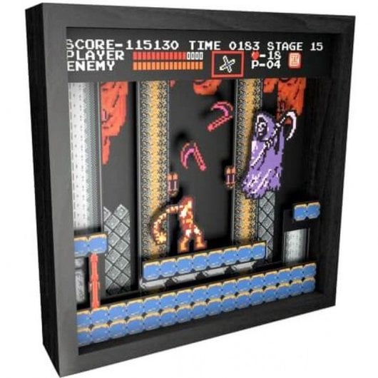Pixel Frames Castlevania NES L