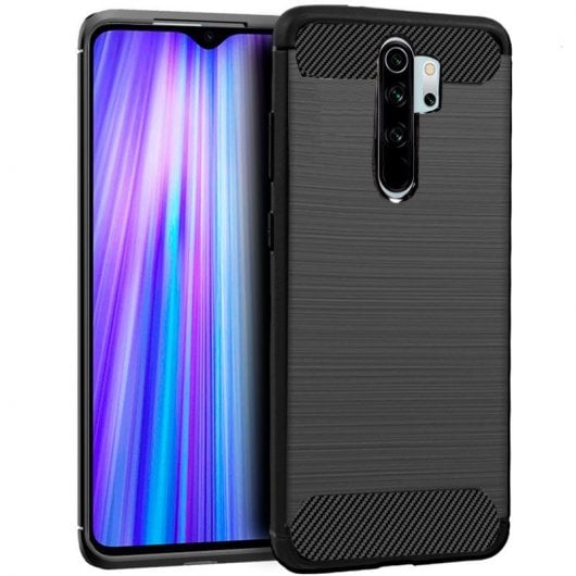 Cool Funda Carbón Negro para Xiaomi Redmi Note 8 Pro